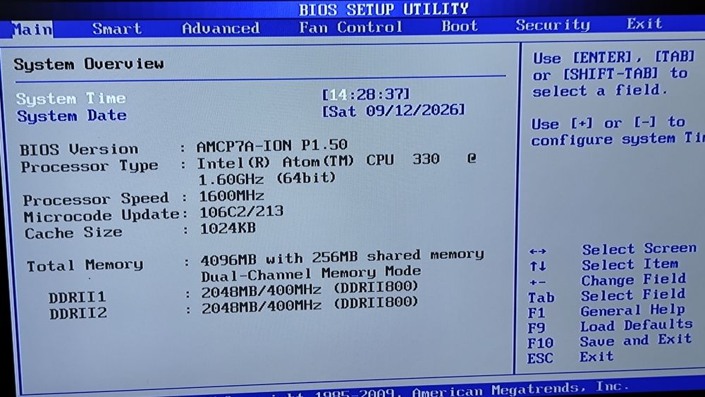Міні-ПК / Неттоп ASRock ION 330 | 4GB RAM | Блок живлення | Під ретро/сервер