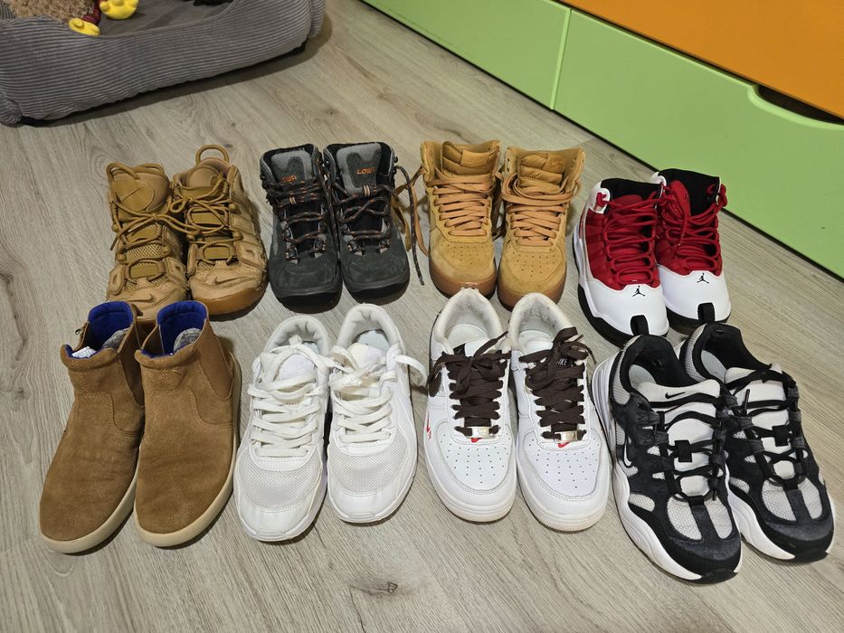 Фірмове шкіряне взуття для хлопчика. NIKE. JORDAN. LOWA .  35-36-37 р.