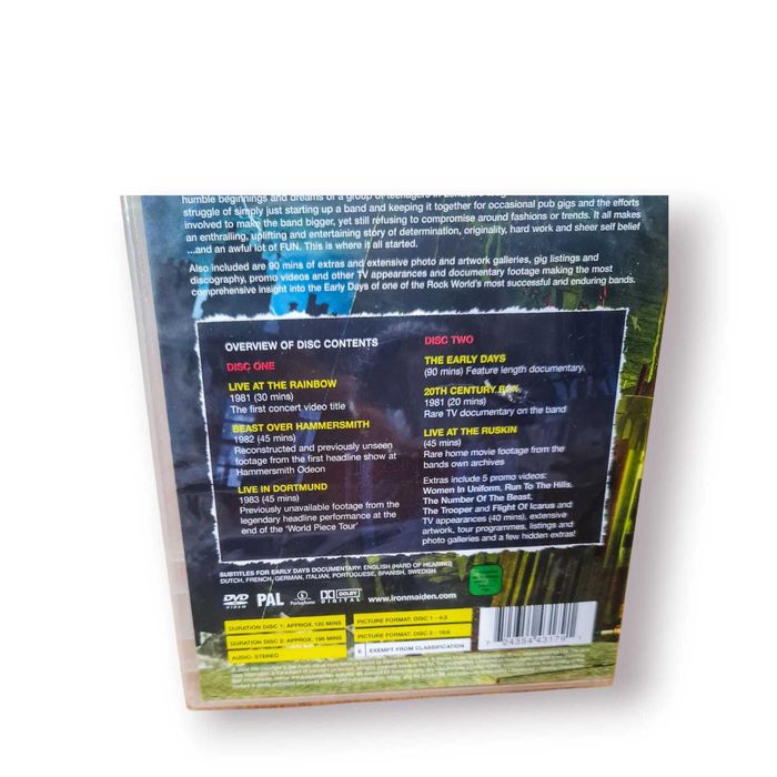 DVD Iron Maiden – The History of Iron Maiden, Part 1: The Early Days