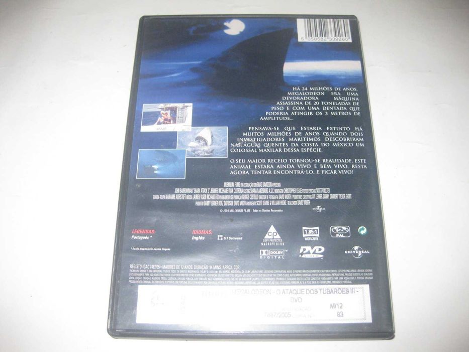 DVD "Megalodon: Shark Attack III" by David Worth64586354686467121