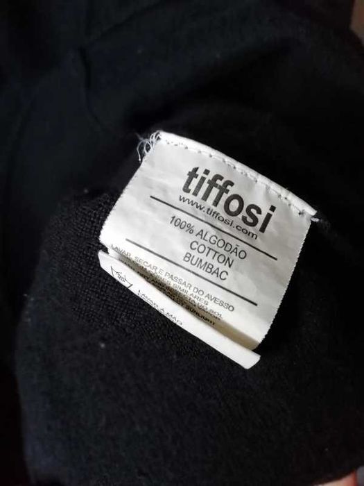 Vestido preto de manga curta - Tiffosi