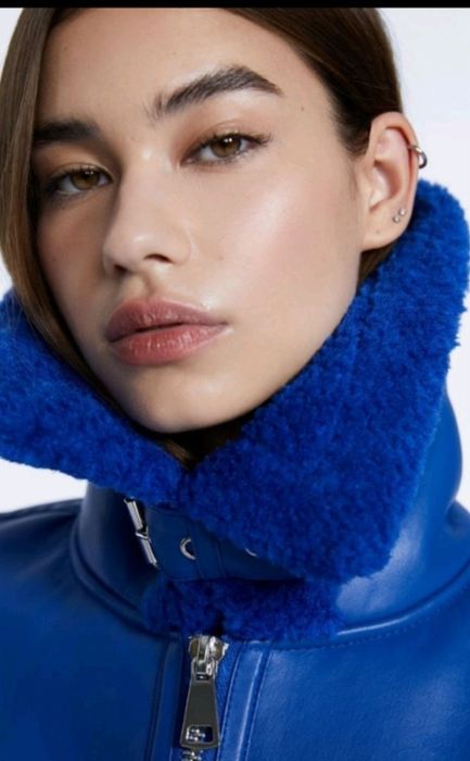 Продам короткую дубленку,дубленку-авиатор.