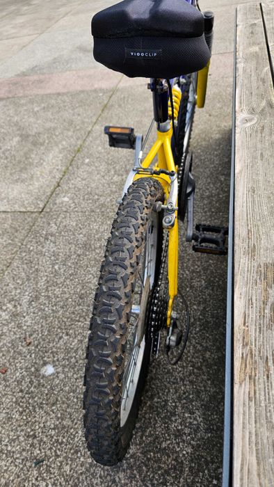 Bicicleta de criança com suspensão e mudanças roda 20