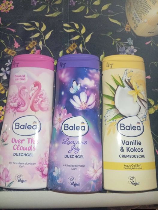 Żele pod prysznic damskie 3 szt Nowe