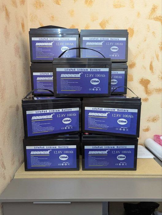 ‼️Швидка відправка акумулятор lifepo4 літій 100Аг для дбж