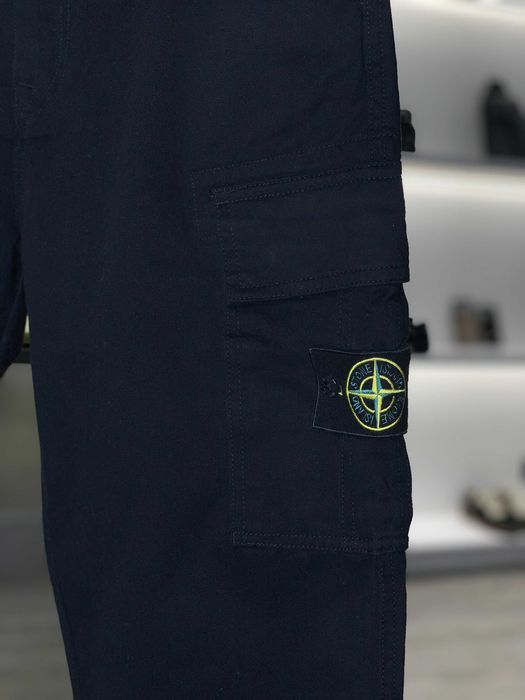 Штани STONE ISLAND 22FW Cargo Pants Black SI0277-BK