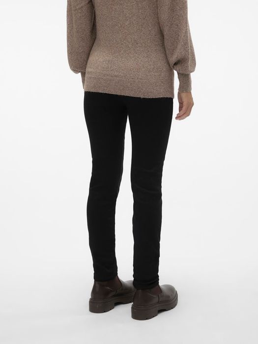 Legginsy ciążowe czarne Slim Mamalicious S