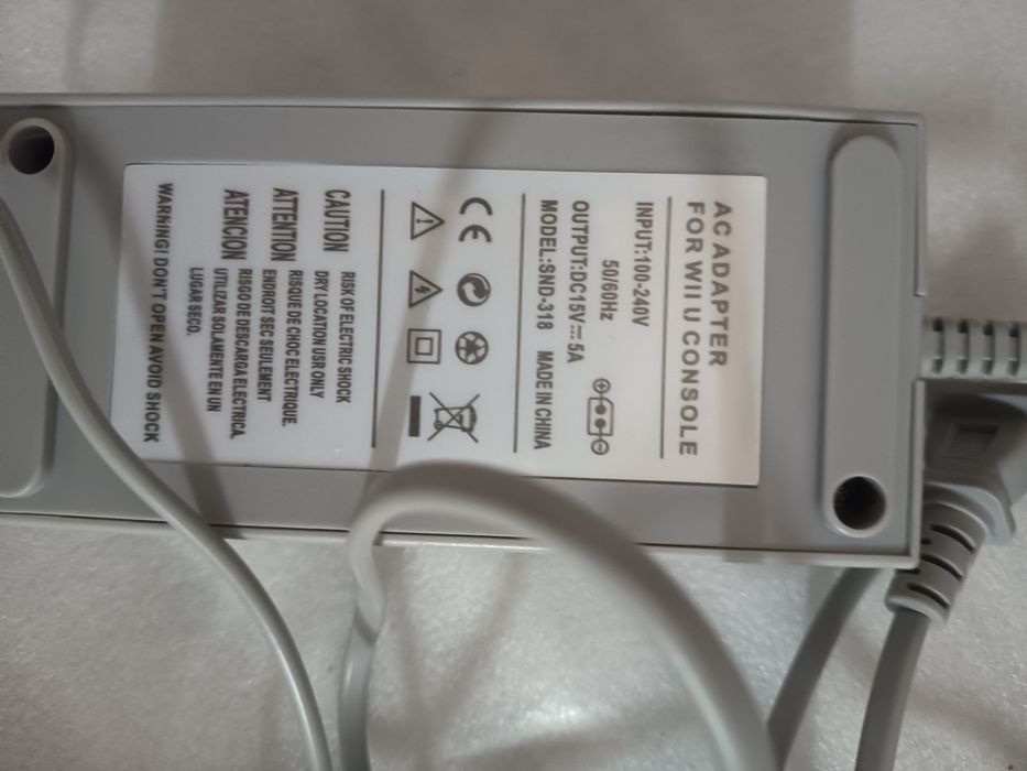 Carregador wii u