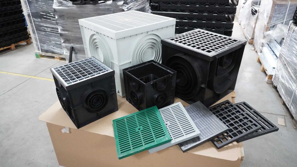 Pokrywa ogrodowa, właz tworzywo sztuczne A15 Czarny