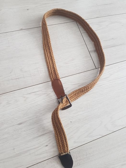 Beżowy pasek dł 100 cm