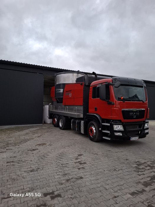 Usługi - MOBILNA MIESZALNIA PASZ - Gniotownik, Śrutownik BUSCHHOFF