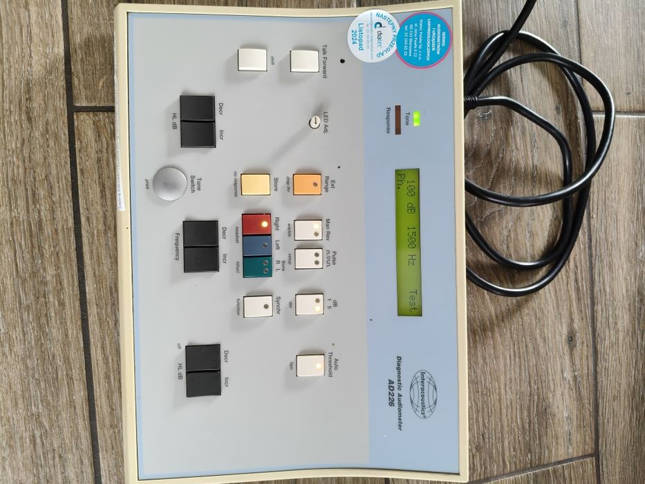 Audiometr diagnostyczny Interacoustics AD226 | Zestaw, Sprawny