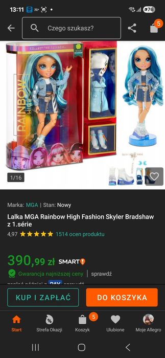 Rainbow high Bradshaw