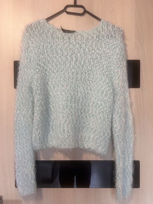 Sweter damski jasnoniebieski