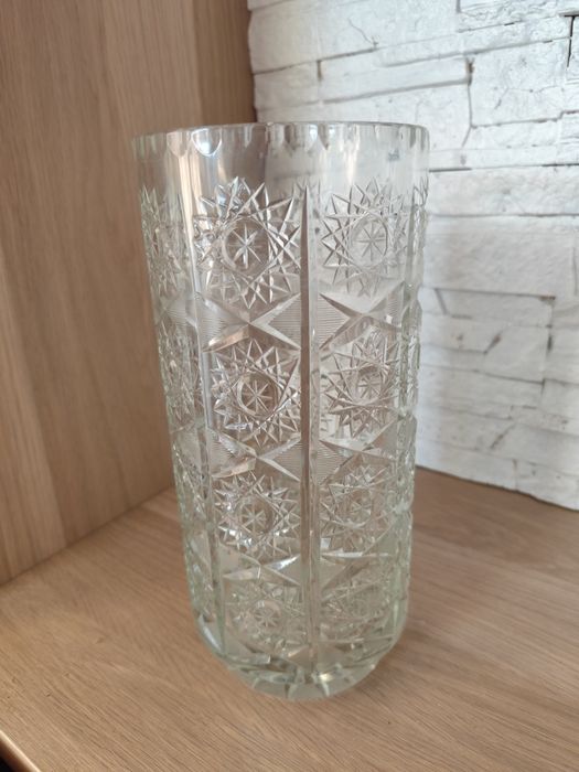 wazon kryształowy 28 cm