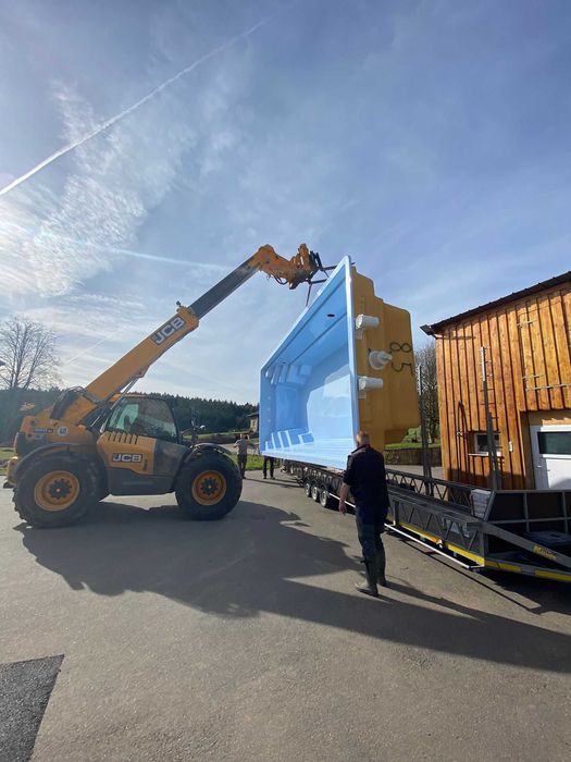 Basen gotowy poliestrowy Lord 6,50 x 3,70 ogrodowy niecka Producent !