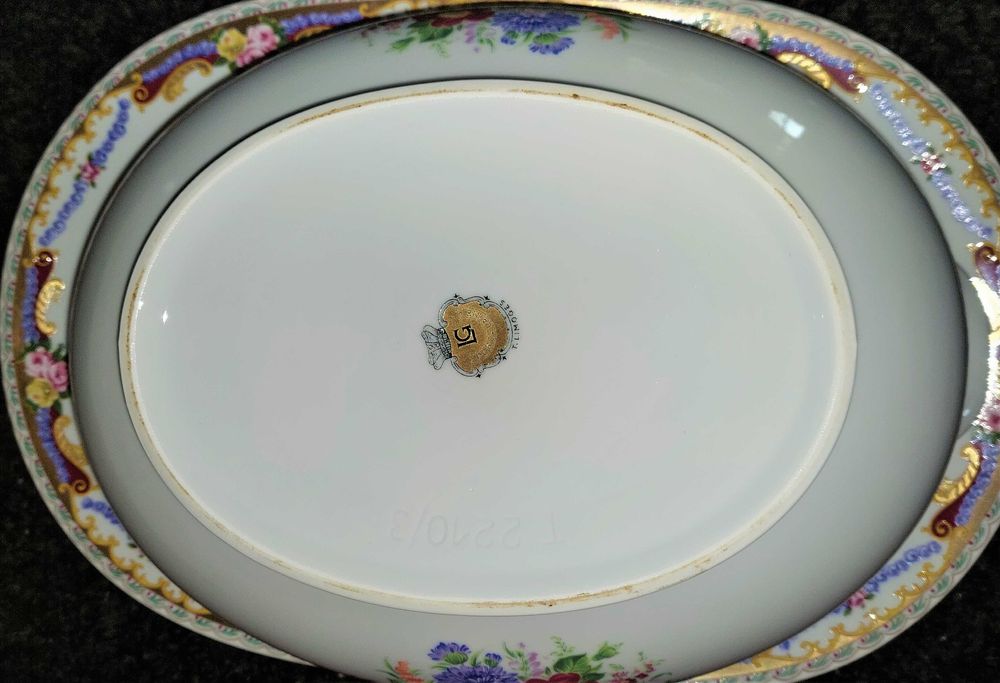Serviço Porcelanas LG - T. Limoges - pintadas à mão