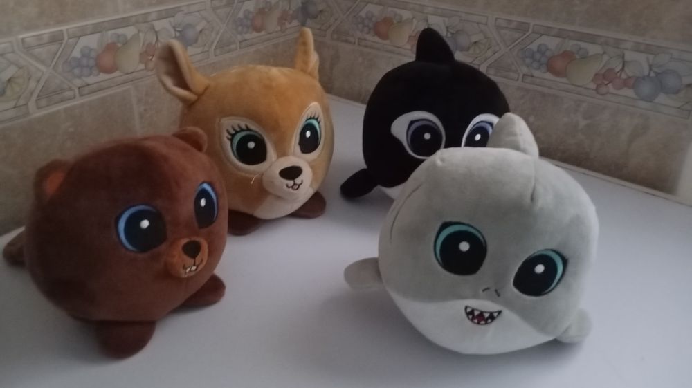 Conjunto de 4 peluches