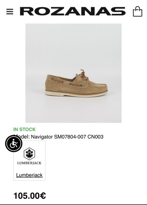Топсайдери мокасини Lumberjack Navigator. 42
