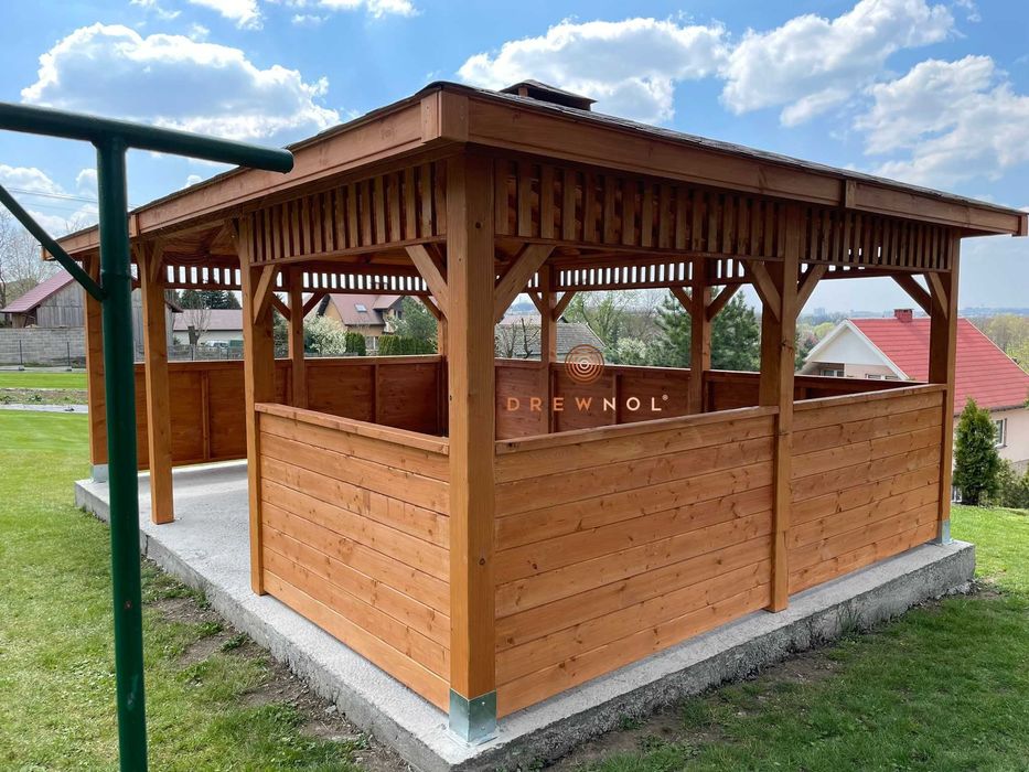 altanka 6x4, altana ogrodowa, wiata drewniana, producent