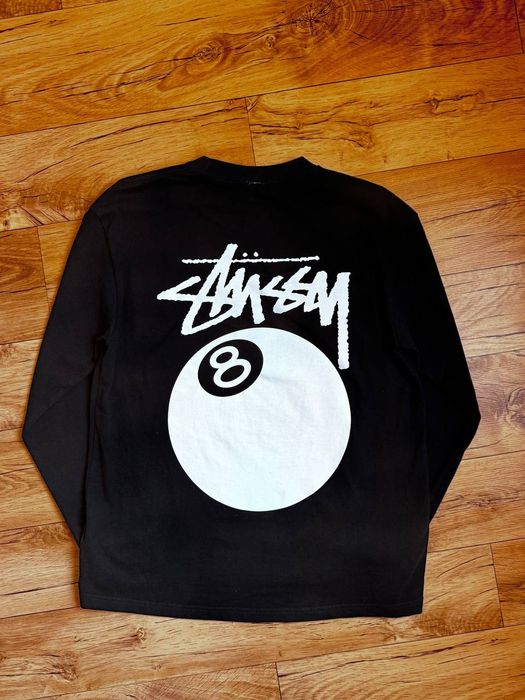 Кофта черная Stussy 8 ball оригинал