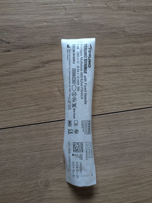 Strzykawki z igłą, sterylne, 10 sztuk