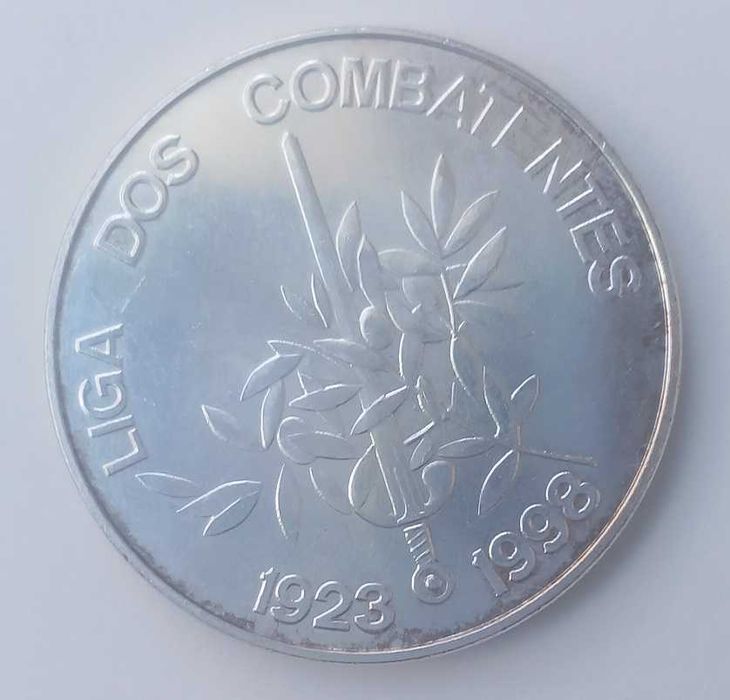 3 moedas de 1.000 escudos em Prata