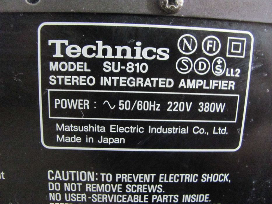 Technics SU-810 Wzmacniacz STEREO