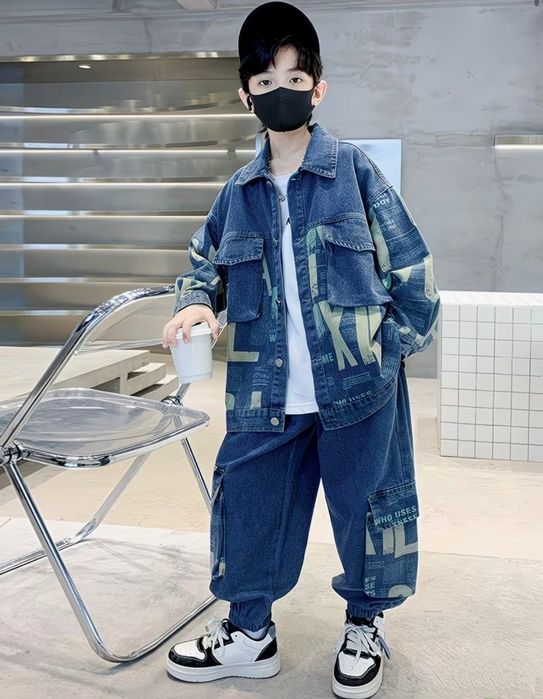 Джинсовий костюм на хлопчика джинсовый костюм  джинсы и пиджак