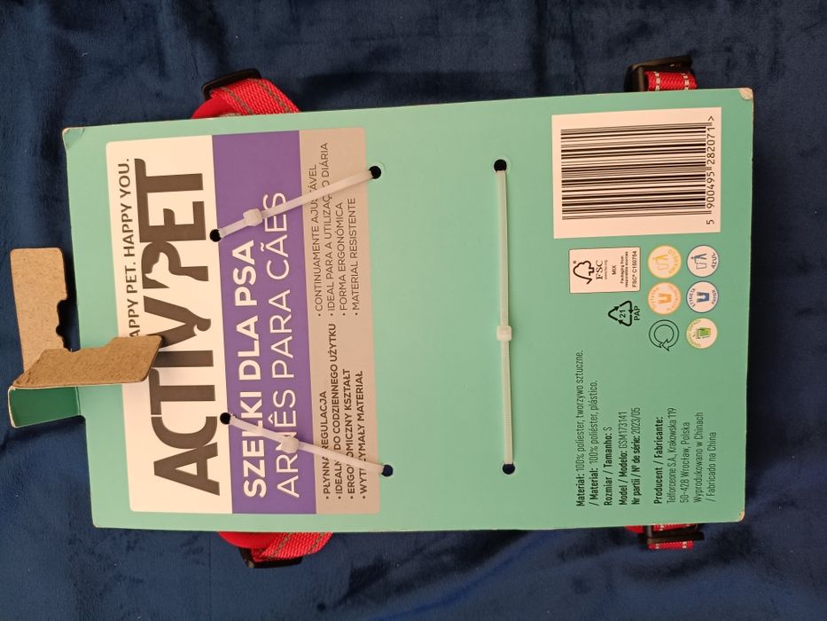 Szelki dla psa Activpet rozmiar S. Nowe z metką