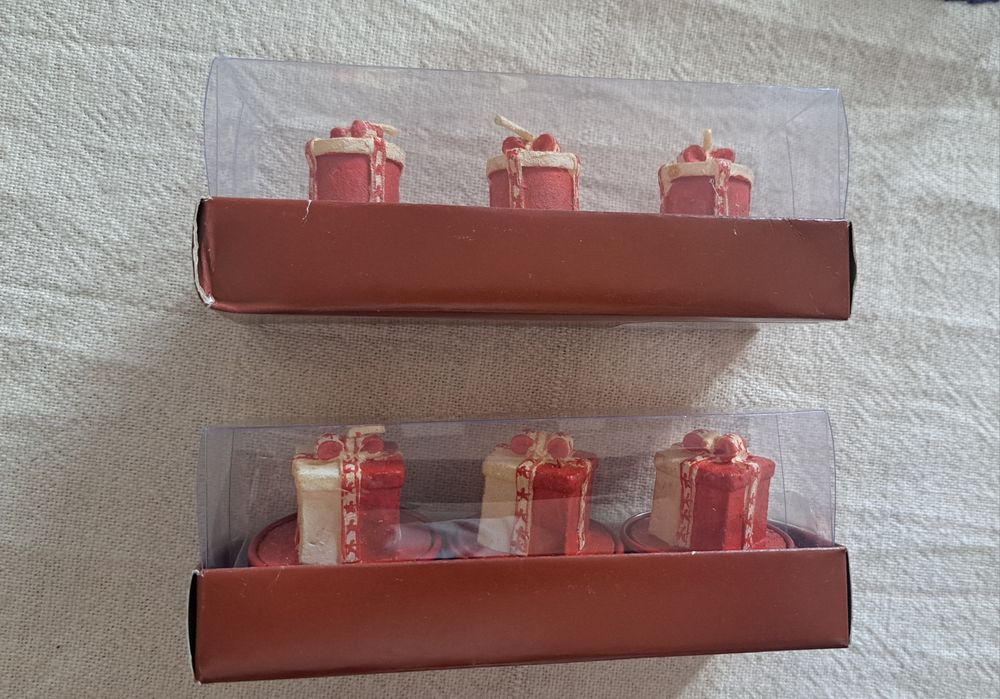 Velas de Natal conj 3