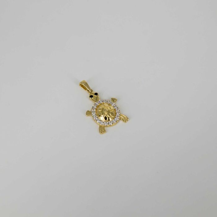 złota zawieszka 585 1,15 gram żółwik  NOWA WYSYŁKA GRATIS