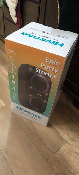 Głośnik bezprzewodowy hisense party Rocket 160 160wat!