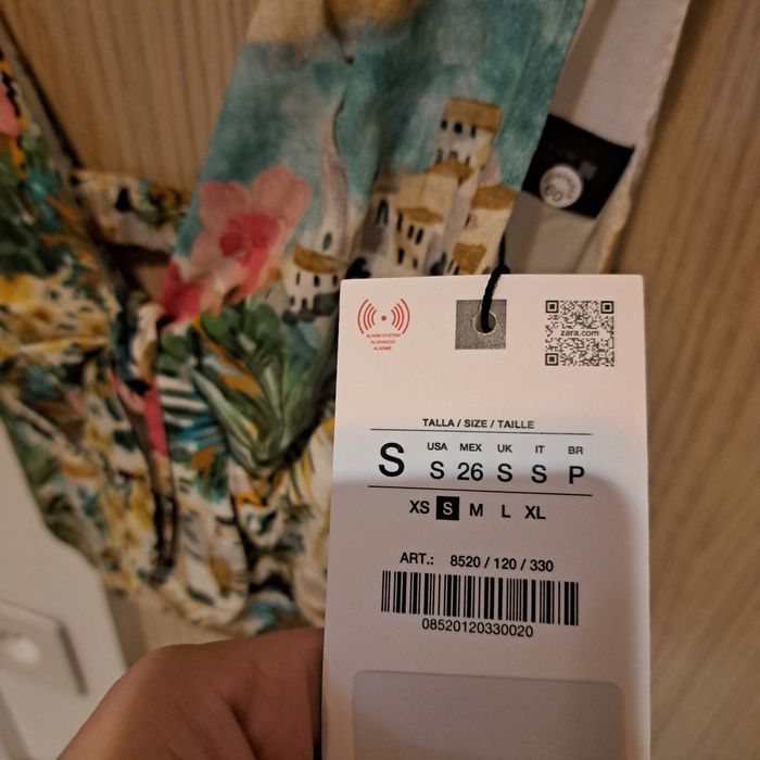 Krotki top Zara r. S