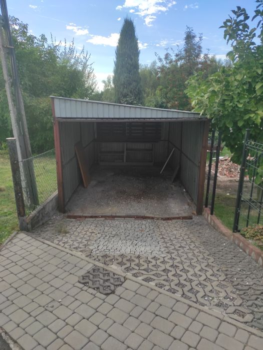 Garaż blaszany jedno spadowy 3x5