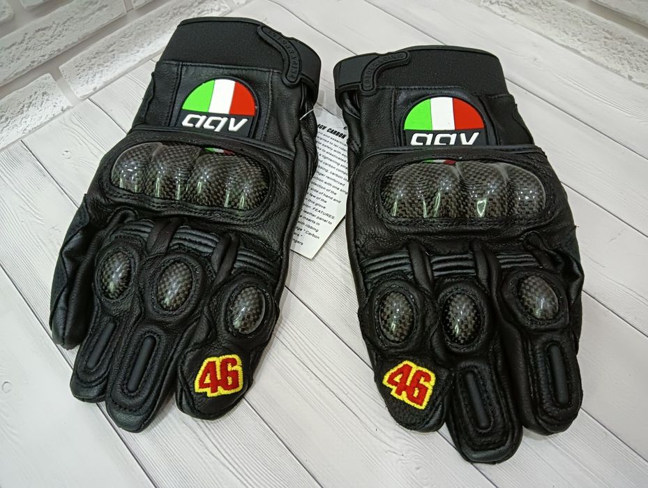 Мото рукавиці агв agv захисні перчатки vr 46 valentino rossi