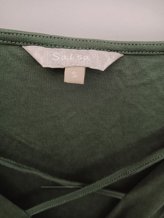 Vestido verde Salsa