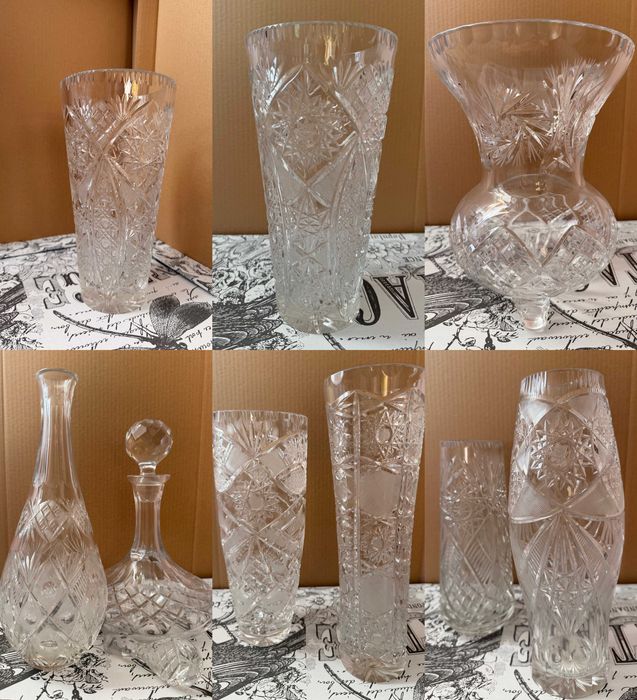 UNIKALNA kolekcja kryształów PRL - 89 SZTUK