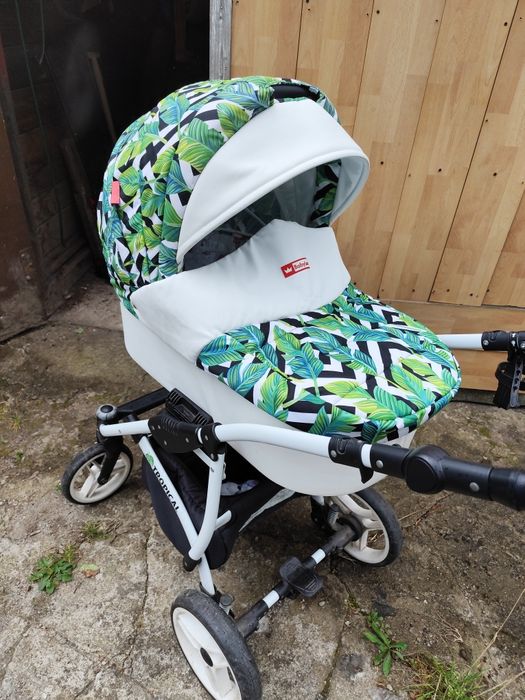 wózek 3w1 BabyLux Tropical ALU