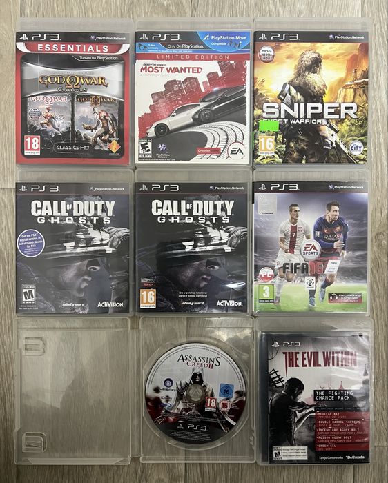 Диски Sony playstation 3 ps3 лицензия, игры.