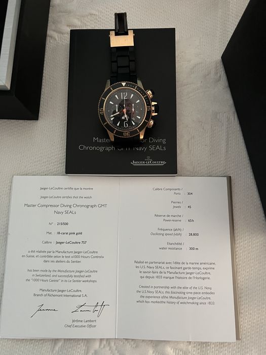 Jaeger-Lecoultre Master Compressor Diving Navy Seals