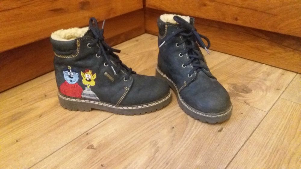 Buty zimowe ocieplane trapery r.28