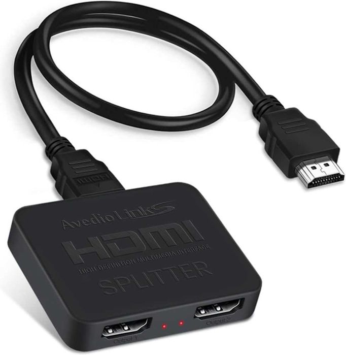 Rozdzielacz HDMI Splitter 1x2 AVEDIO LINKS | 4K @60Hz | Nowy
