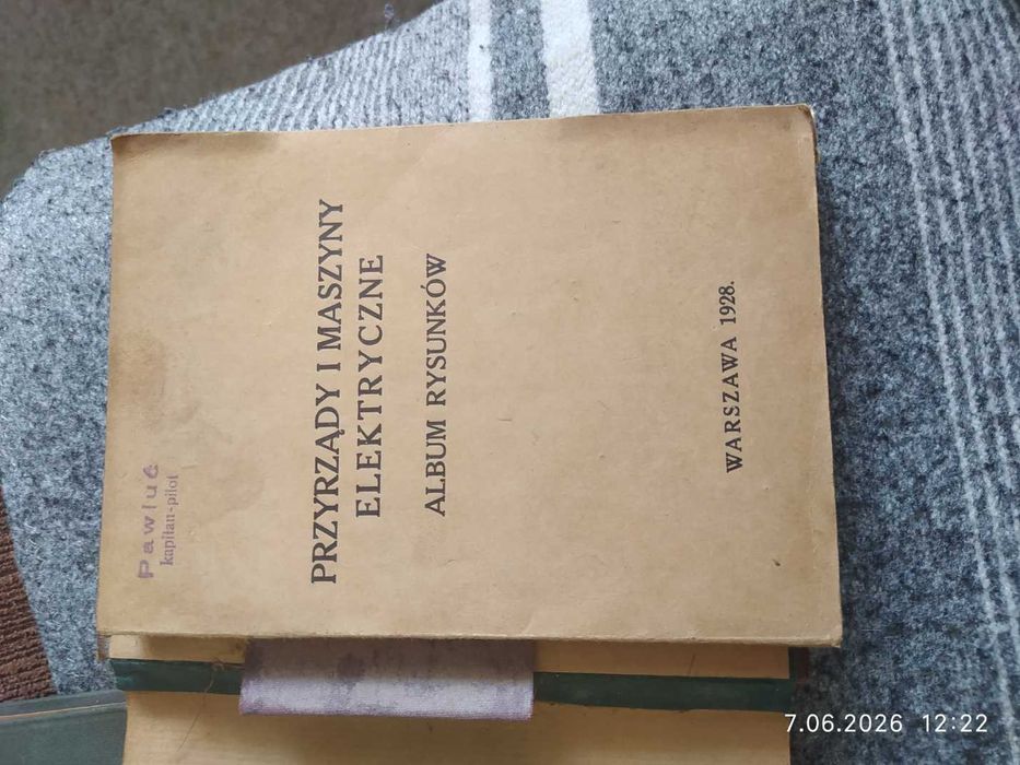 Książka techniczna z 1928 r