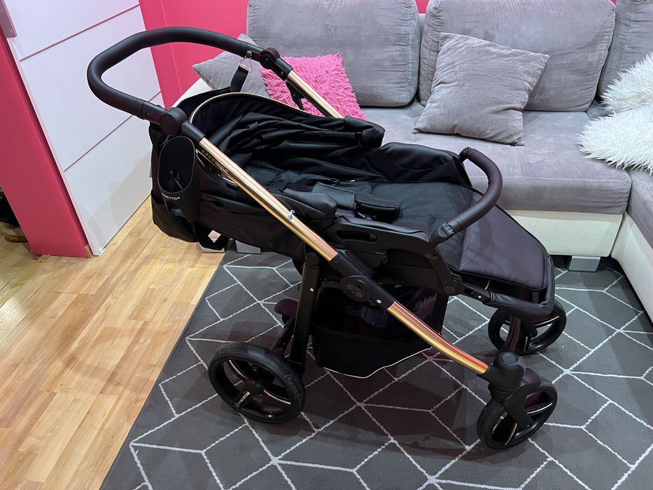 Wózek spacerówka Bebetto Nico Estilo Pro Ekoskóra