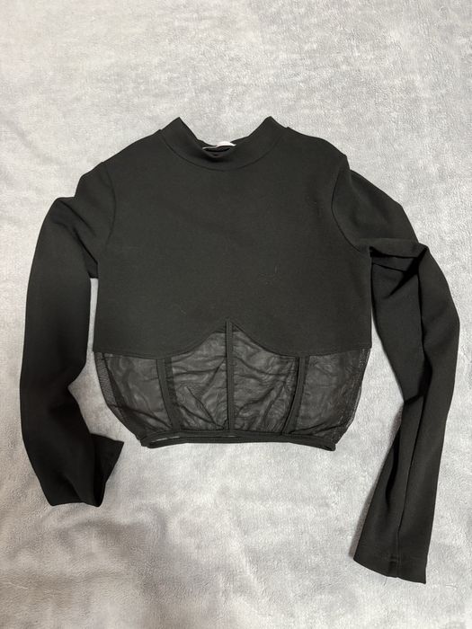 Кофтинка коротка з імітацією корсету