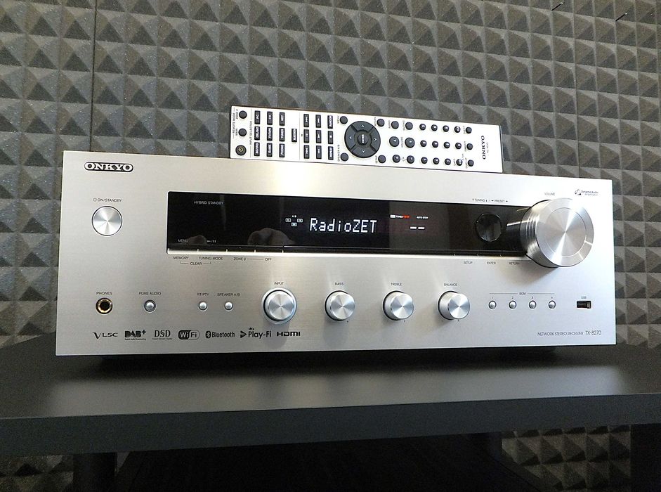 Nowoczesny amplituner stereo ONKYO TX-8270 / Wi-Fi / bluetooth / HDMI / DAB+