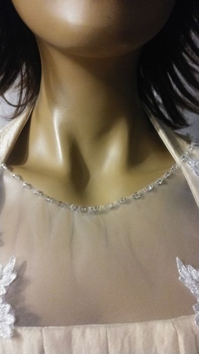 bolerko ślubne białe