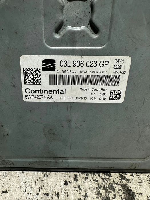 Centralina Motor Original Continental Seat Leon CAY CAYC 1.6 TDi