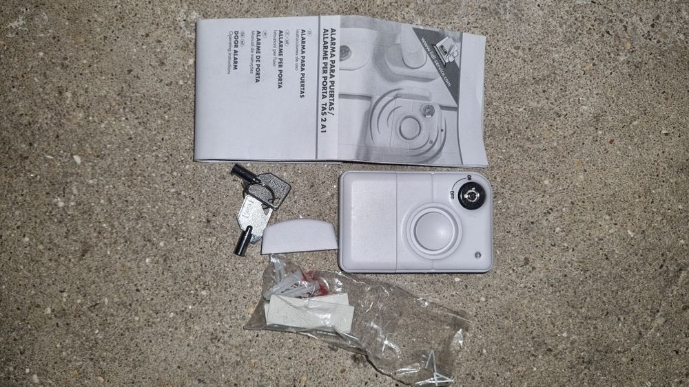 Alarme para portas magnético com chave